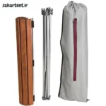 میز سفری ادریک مدل صفحه چوبی (تاشو و کم‌حجم) + کیف حمل - تصویر 3