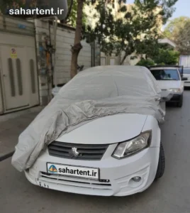 چادر ماشین سایانا ضد آب چادر ماشین کوییک برند سحر تنت 2نمای جلو 1